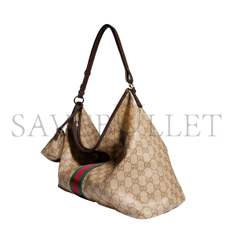 GUCCI LARGE SHOULDER BAG WITH WEB A008NS (39.5*29*15.5cm)